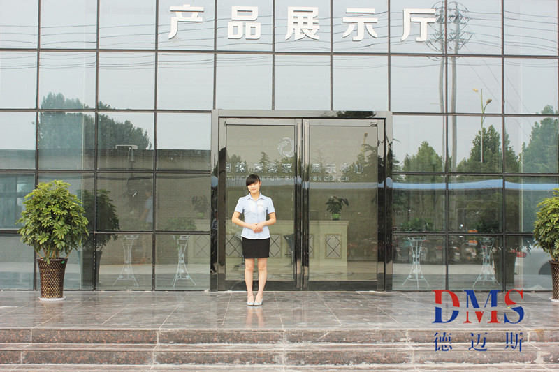 原阳大自然厂展厅不锈钢地弹门