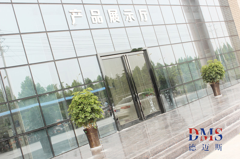 原阳大自然厂展厅不锈钢地弹门